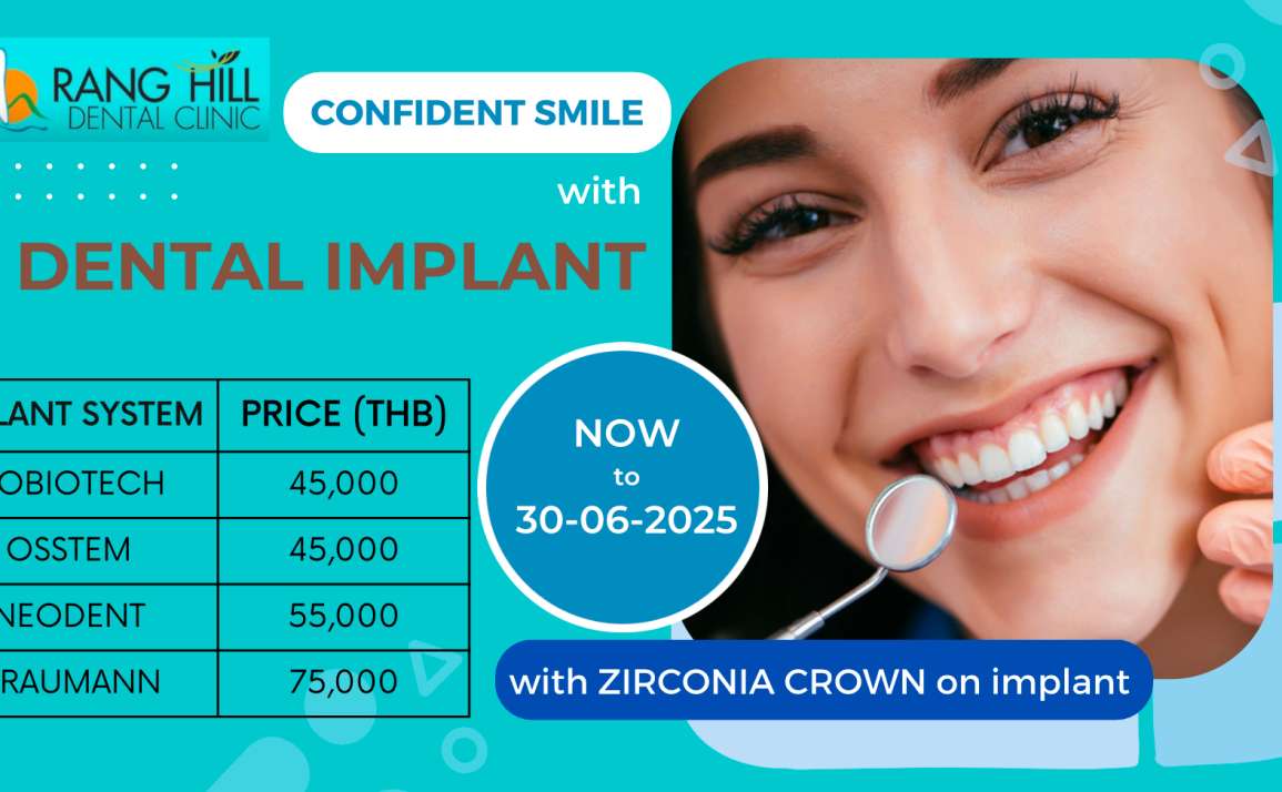 CONFIDENT SMILE WITH DENTAL IMPLANT