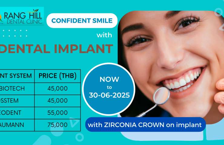 CONFIDENT SMILE WITH DENTAL IMPLANT