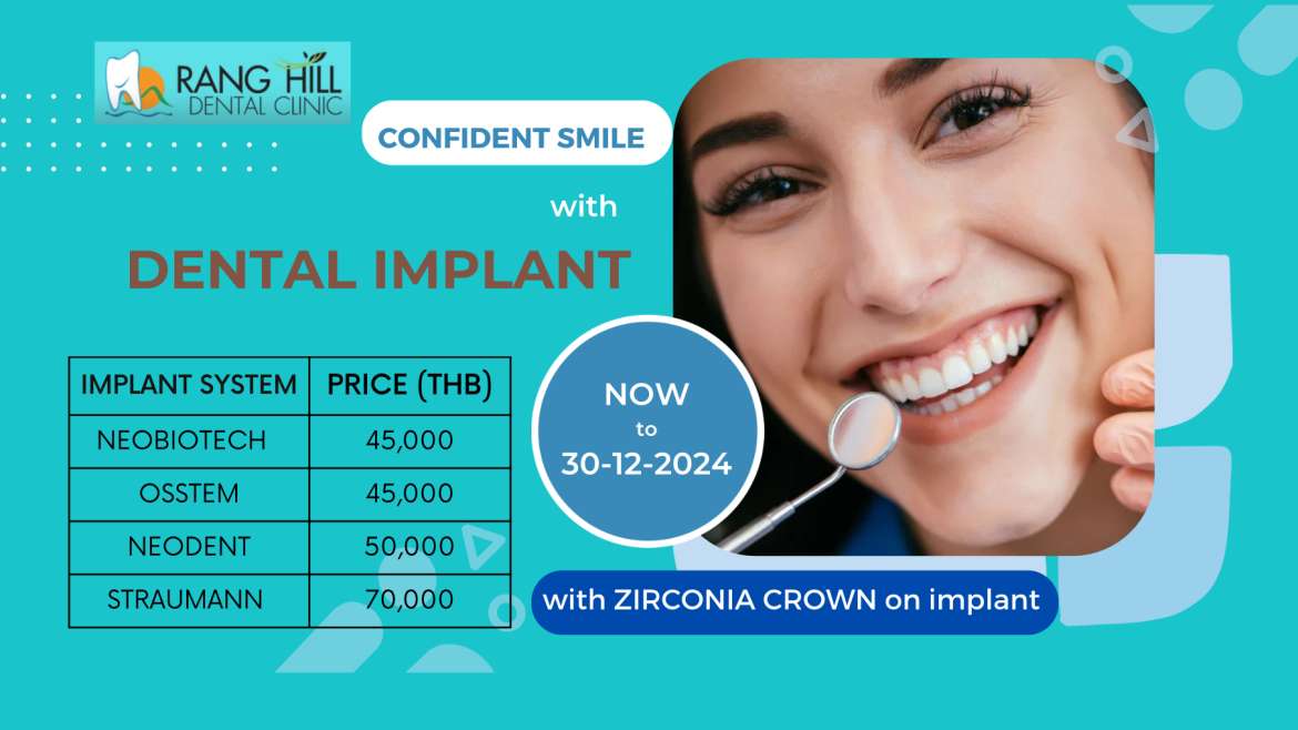 CONFIDENT SMILE WITH DENTAL IMPLANT